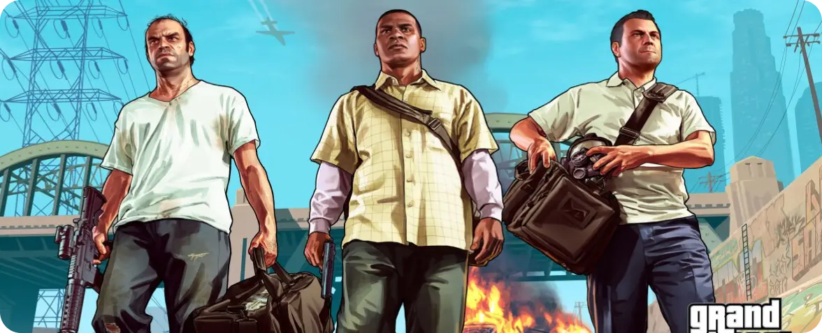 Grand Theft Auto V banner